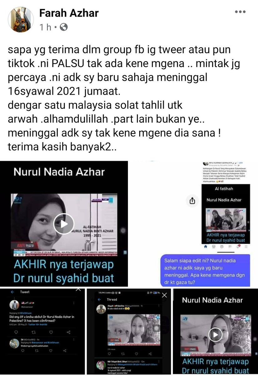 Dr nurul nadia meninggal