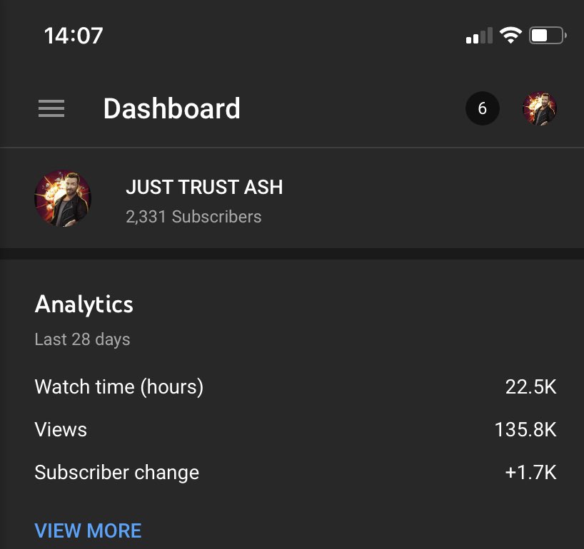 JUSTTRUSTASH's tweet photo. @TeamYouTube hello, please help me out as my analytics have not been fixed and still wrong, here’s the proof! So on my Main page it shows the right amount of subs (2.48k) but on YouTube studio shows the wrong one (2,331 subs) would mean a lot if you fixed this for me, thank you. https://t.co/NfVphXyxnU