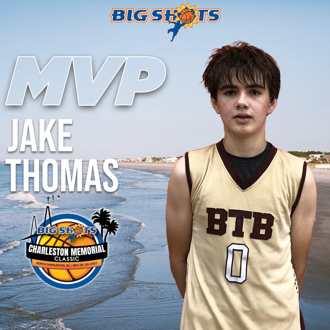 BigShotsGlobal's tweet photo. MVP goes to Jake Thomas with 19 points for BTB! #BIGSHOTS #CharlestonMemorialClassic https://t.co/GqYdy47rWx