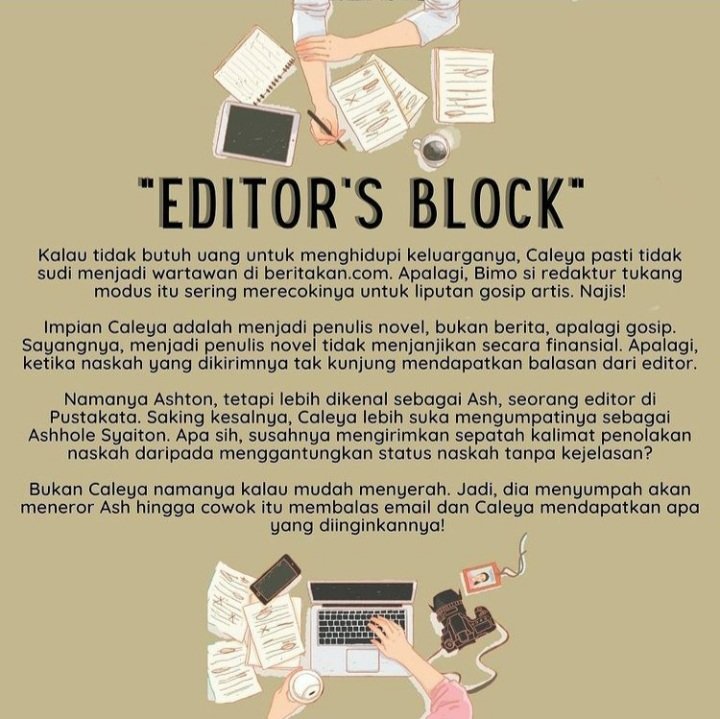 BukuWanita's tweet photo. Besok hari terakhir tutup PO #EditorsBlock dari @ayawidjaja
Buruan yuk order disini 👉https://t.co/AoCA8qIM3H
@StorialCo https://t.co/9bjC09dtqz