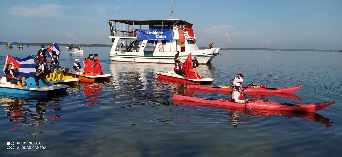 Regata cienfueguera en la.bahia de revienta cordeles, La juvented de impone todos somos uno #CubaViva #AbajoElBloqueo