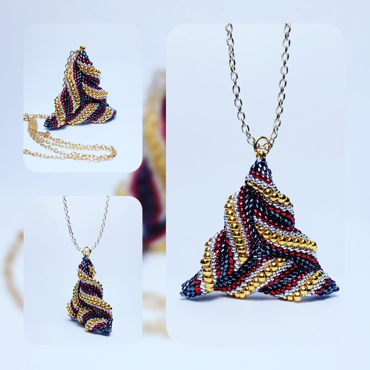 'Davida' beaded pendant.
'...I love pieces that are also conversation starters...' #garancedore

#pendantnecklace #handcrafted
#handmadecreations #beading
#beadedpendant #24kgoldplated
#class #stylegoals #instafashion
#beauty #pieces #jewelrymaking