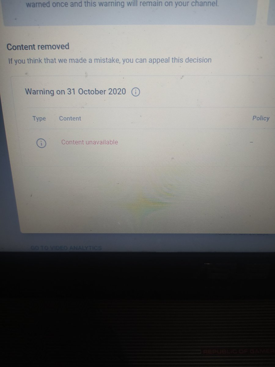 jerryysvl's tweet photo. @TeamYouTube i'm really need help. How to recovery my video,, so i can appeal. Because the video has been erased https://t.co/X0dxoOuSzc