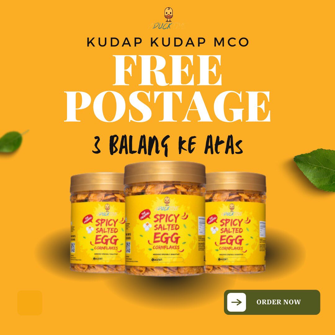 saltedhunt's tweet photo. Hai semua! Dah ada ke stock kunyah kunyah masa lockdown nanti? Jangan risau kami ada buat free postage for those yang beli 3balang ke atas! Boleh mix ya spicy and original 🤩❤️ https://t.co/bFe7MgEJmd