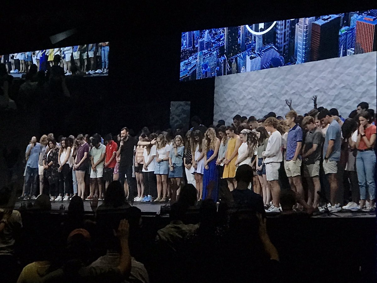 ToddUnzicker's tweet photo. Commissioning 160+ @SummitRDU college students who will send the summer with church plants around the world... 160+! 

Future missionaries, planters, and those leveraging their careers for the glory of God. #Go2Years https://t.co/QG6EUw0TQI