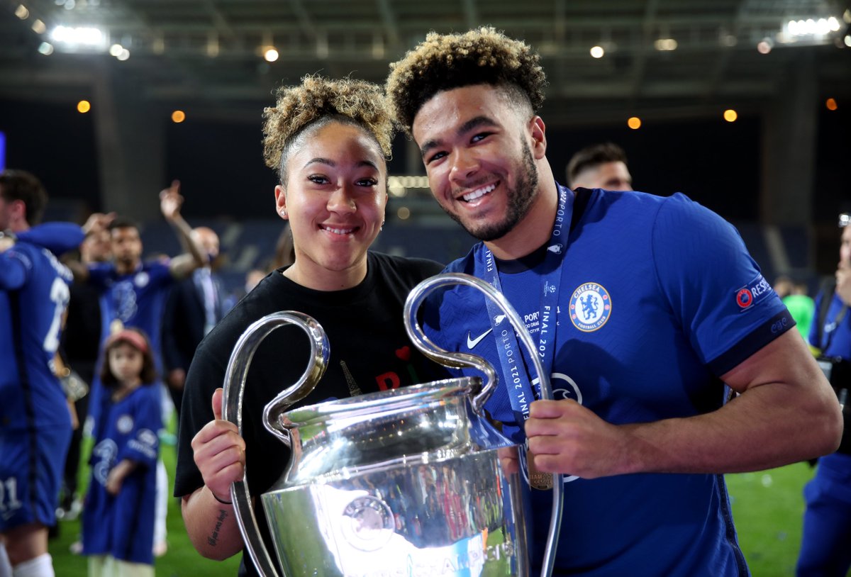 Squawka News on Twitter: "Reece James and his sister Lauren celebrate  Chelsea's Champions League triumph. … "