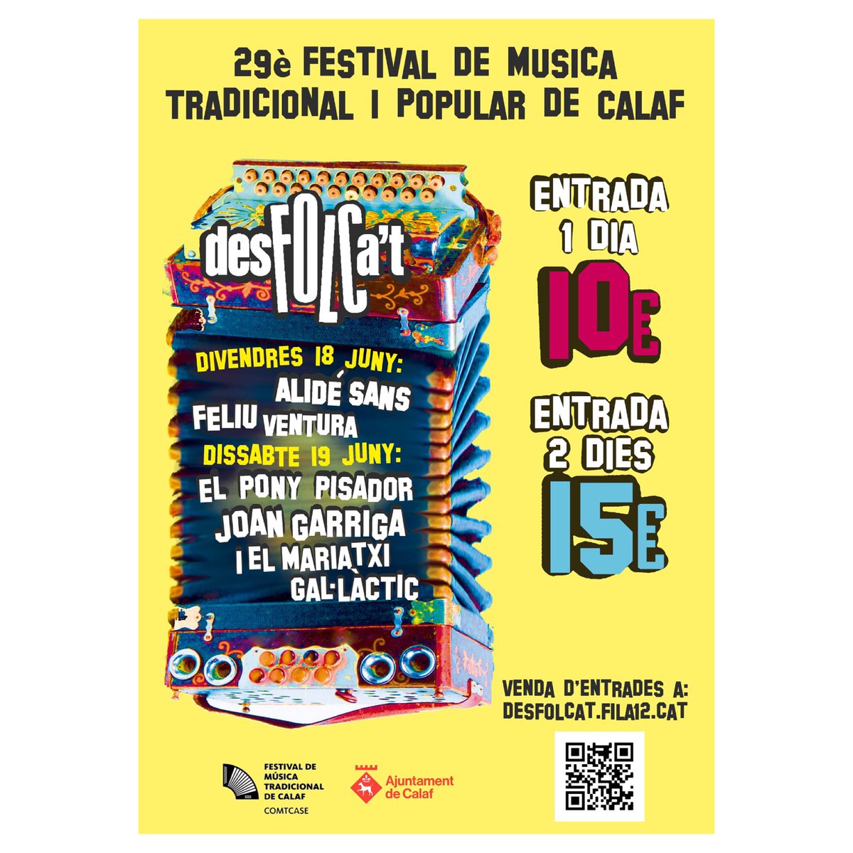 desfolcat's tweet photo. Entrades a la venda a https://t.co/gQfGlDeaLd
No us quedeu sense!!
Ah! I els menors de 3 anys no paguen 😉 https://t.co/1URVoT89m9