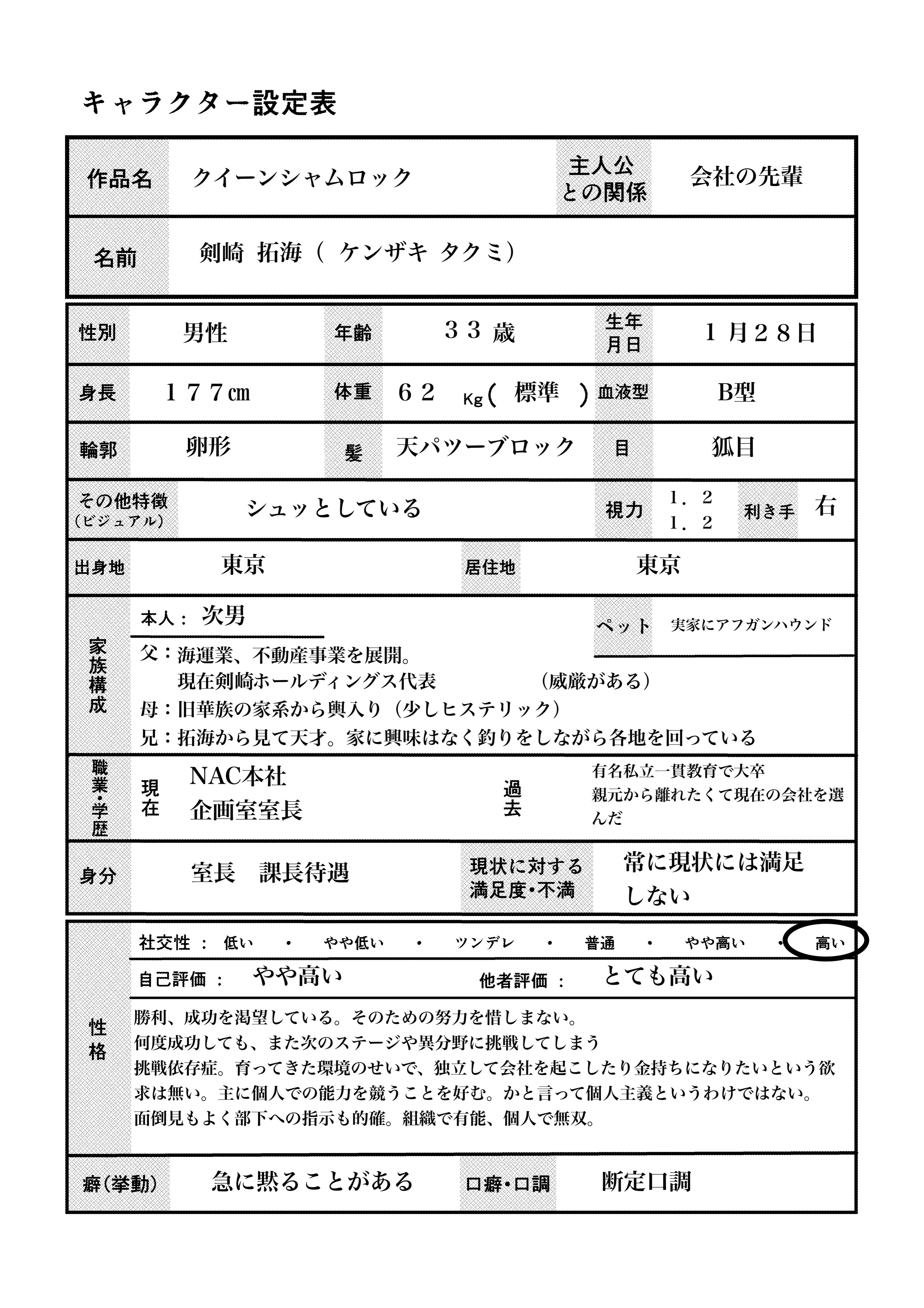 Twitter 上的 トラ太郎 マンガ描いてる人はキャラクターシート作ってる方もいると思うんですけどみんなどんなシート使ってるんだろ 私は荒木飛呂彦先生が公開されてたやつをみて自分でアレンジしたやつです 多分そうだったと思う 座右の銘を考えてる時が楽しいの
