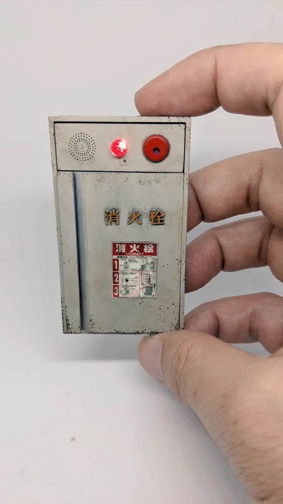 使い込まれた感がいい？消火栓のミニチュア！