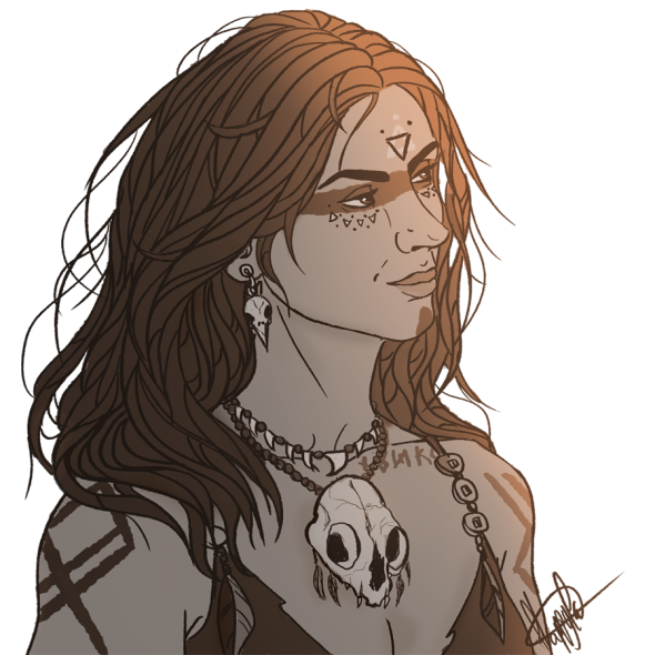 HappycatMiss's tweet photo. @MrDarwenstreet Aaaaaa! Can't believe I almost missed this! I have to throw my woodland whisperer Yarrow in for this. I think you'd capture her feral nature beautifully! https://t.co/IDYY5l23wl