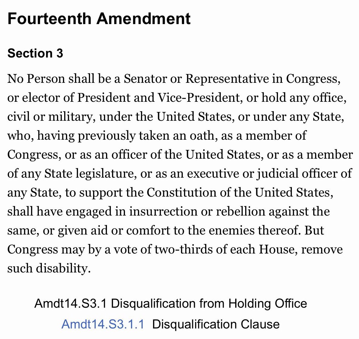 whatsrealhere's tweet image. #EmasculaTed "is directly culpable" for the 1/6/21 insurrection,along with his treacherous leader Trump.
Neither should ever be allowed to hold office again.
#Amendment14Section3