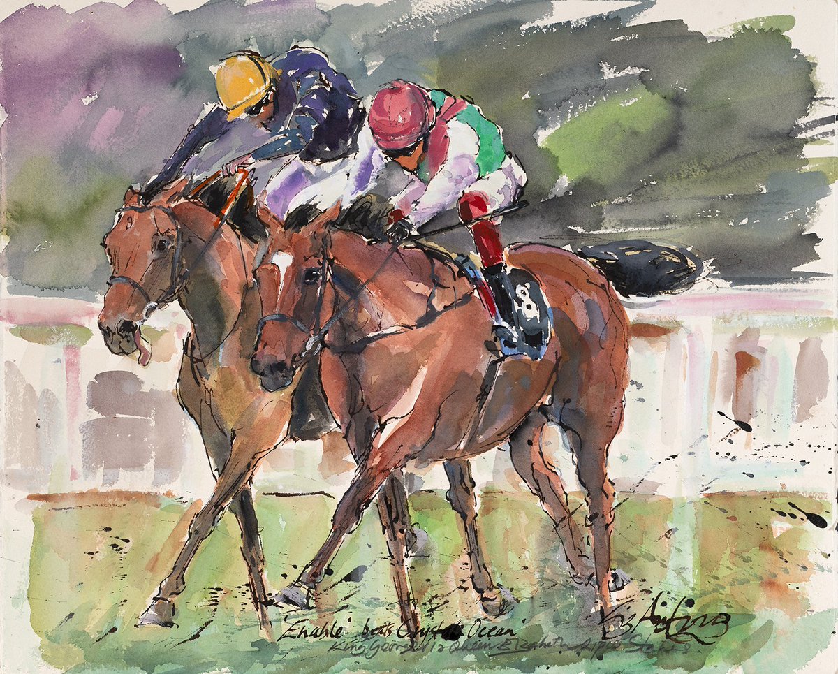 Spring Bank Holiday Competition Time! I am giving away one of my Enable contemporary 25 limited edition prints (Ascot 2019). Just let me know which year this amazing girl won the English Oaks + retweet and follow me. I will draw a random winner next Sat :) Enjoy the races!