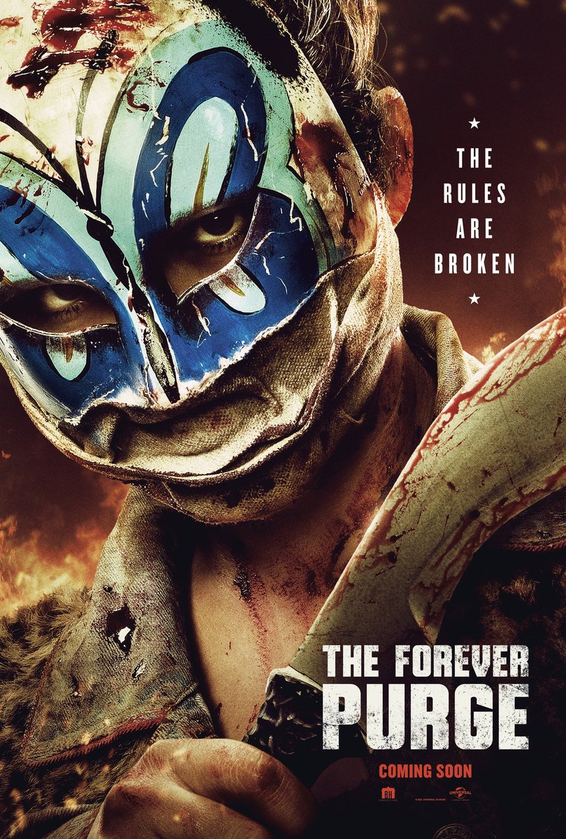 teaser_trailer_'s tweet photo. The Forever Purge - The rules are broken! https://t.co/a02JSbYAbA