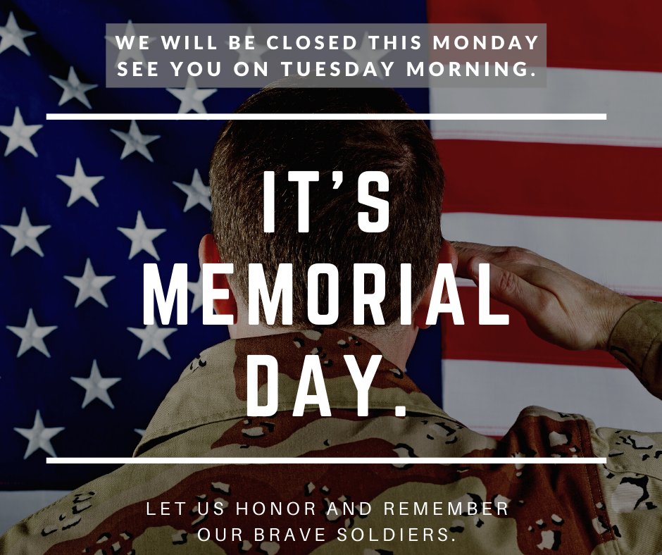 BeFitCafeOH's tweet photo. THIS WEEKEND, PLEASE TAKE TIME TO REMEMBER THOSE WHO HAVE GIVEN SO MUCH TO US.

THANK YOU FOR YOUR SERVICE. https://t.co/Ko9RLYScJe