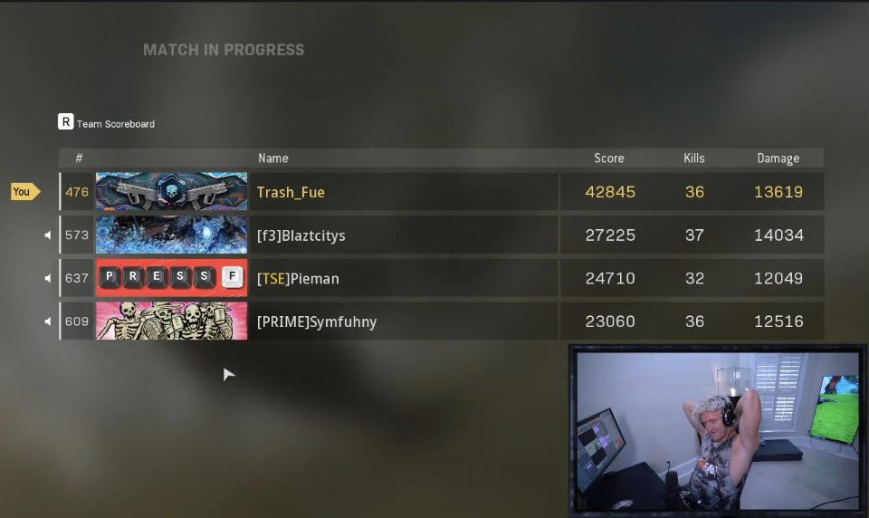 Tfue's tweet photo. 141 Kills Total!!! New map record? https://t.co/7BqXUKAww2