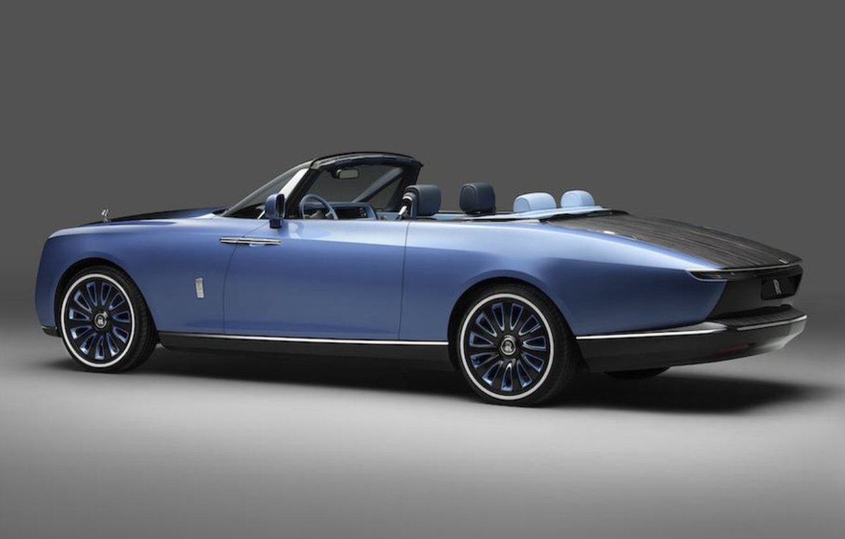 Forbes's tweet image. The story behind Rolls-Royce’s new $28 million hand-built boat tail trib.al/pDiIB6a