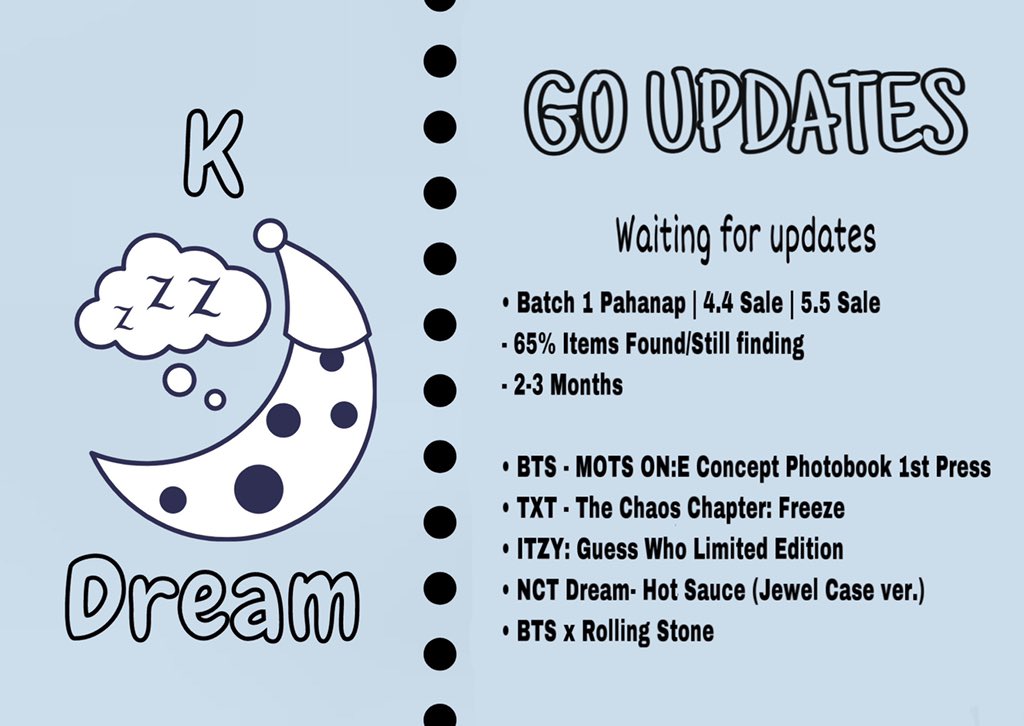 KDreamBoxph's tweet photo. Quick Update lang po about sa items.
Yung iba still waiting na ship sa KR add βΊοΈ
#KDreamBoxUpdates https://t.co/NRYNbnJ4gt