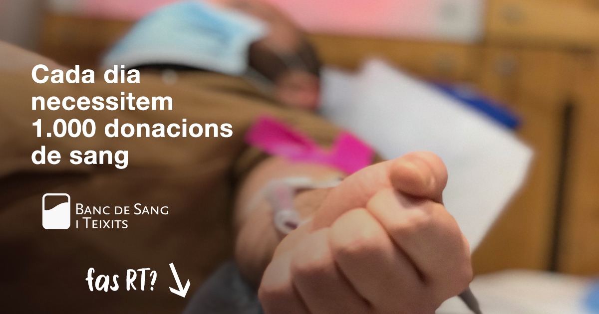 Demà dilluns ens trobaràs a: #Barcelona, #Camallera, #Granollers, #MontoliudeLleida, #Tarragona ... bit.ly/OnDonarSang
