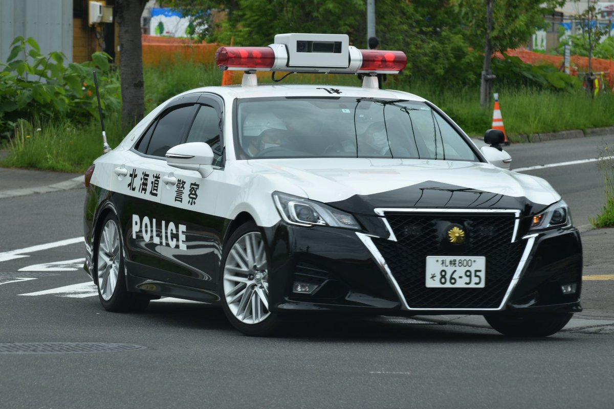 今日撮影した車両 北海道警察本部交通機動隊 第三中隊 V37スカイライン