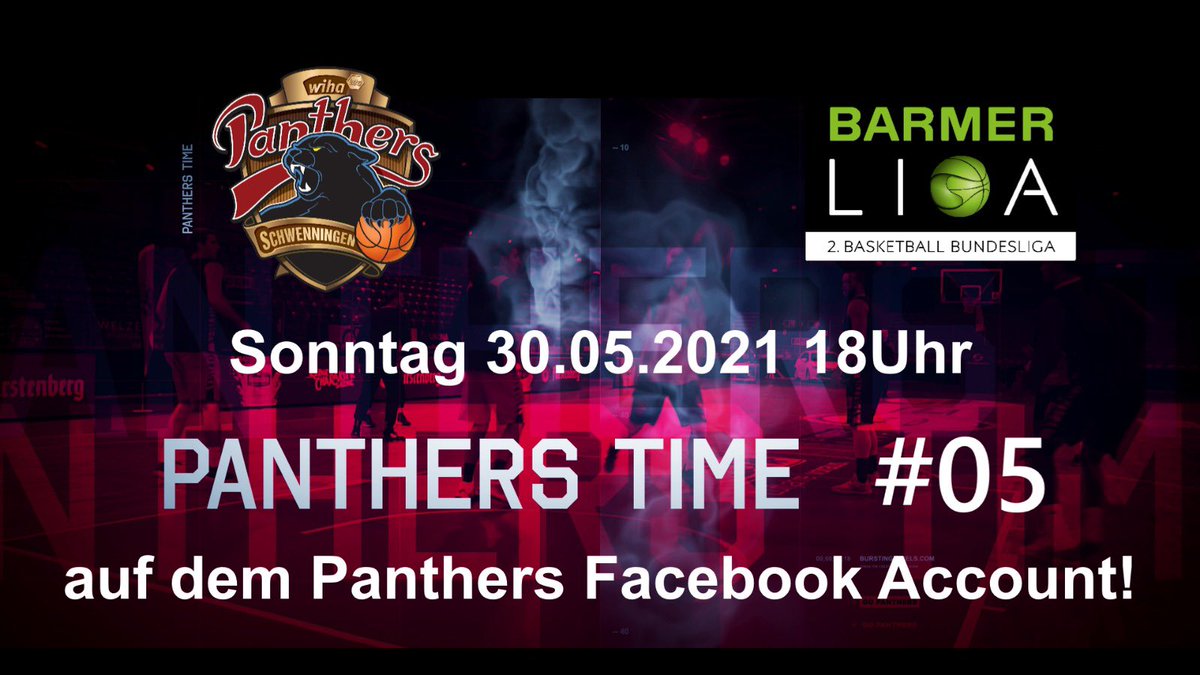 WihaPanthers's tweet photo. 📺 Heute senden wir um 18:00 Uhr Folge #5 von #PanthersTime auf unserem Facebook-Kanal!
⏱Begleitet uns auf eine ca. einstündige Reise durch die Hinrunde und werft mit uns einen Blick in den #PanthersLockerRoom!
#DieGrößtenImSchwarzwald https://t.co/WUWhJoyZa7