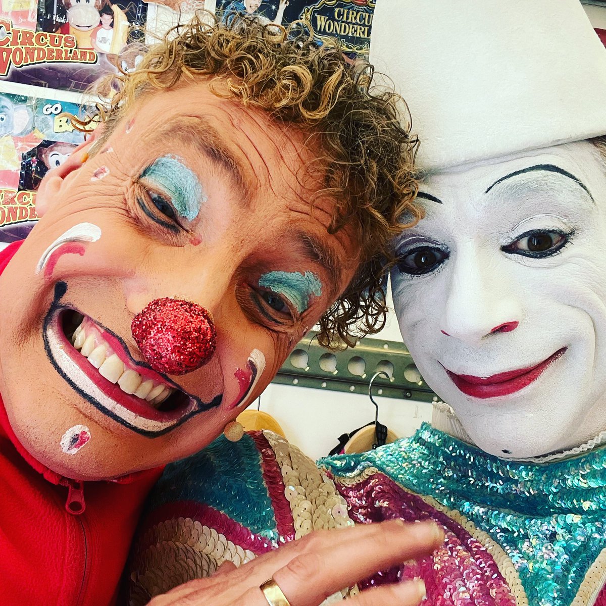 It’s been a while... but Kakehole and Popol are back! #southampton #circus #clowns #clowningaround