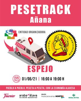 La campaña ‘Pesetrack’ volverá a dar valor a la vieja peseta la próxima semana en la Cuadrilla de Añana. Una autocaravana recogerá pesetas en monedas y billetes, y las cambiará por vales de compra de productos y servicios. Lunes 31/05 y martes 01/06 en nuestra Cuadrilla