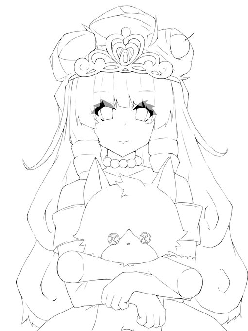 野球見たりモンハンしてたら線までしか終わりませんでした。久しぶりにちゃんと描いてる。 