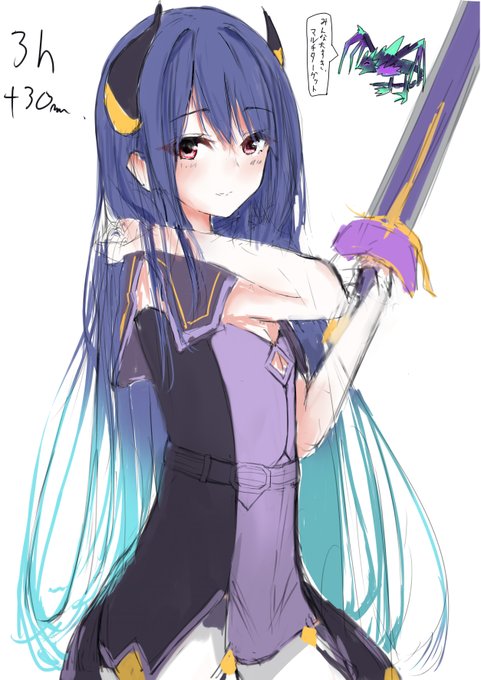 3時間ドローイング
#プリコネR 