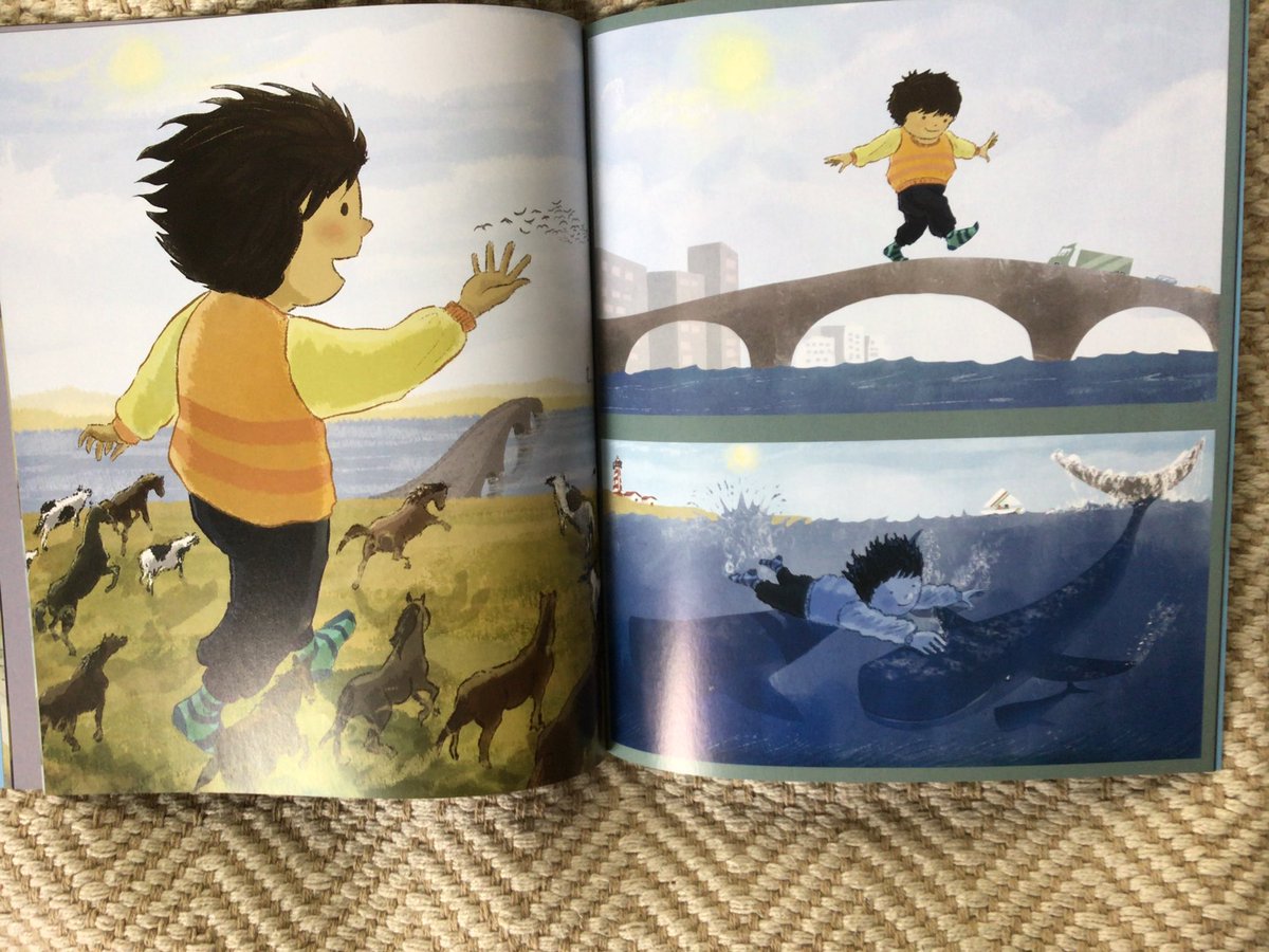 This almost wordless picture book explores what it feels like to be small &amp; what it might feel like to be really big. Look closely at the detail in Sav Akyuz’s bold illustrations which are bound to spark youngsters’ imaginations &amp; talk #Big <a href="/splitwigs/">Sav Akyüz</a> <a href="/OxfordChildrens/">Oxford Children's Books</a>