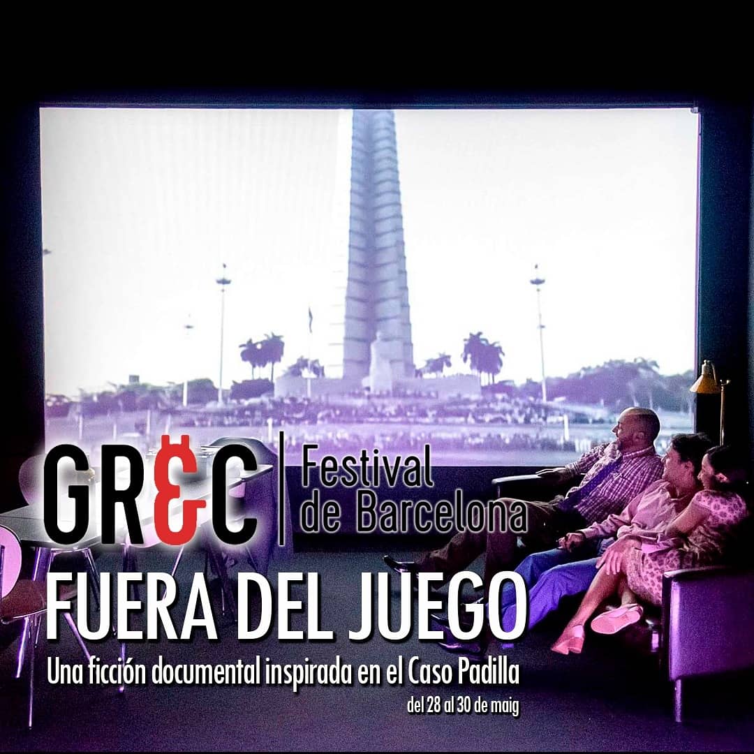 salaversus_gl's tweet photo. ➡️Avui col·loqui post funció i última oportunitat per gaudir de "Fuera del juego" (dins del cicle de Grec a Grec del @grecfestivalbcn ) Una història sobre els artistes i la censura, necessària i emotiva! Una ficció documental inspirada en el Cas Padilla de Cuba.
⚠️Avui a les 18h https://t.co/ll59Qqg6Tp