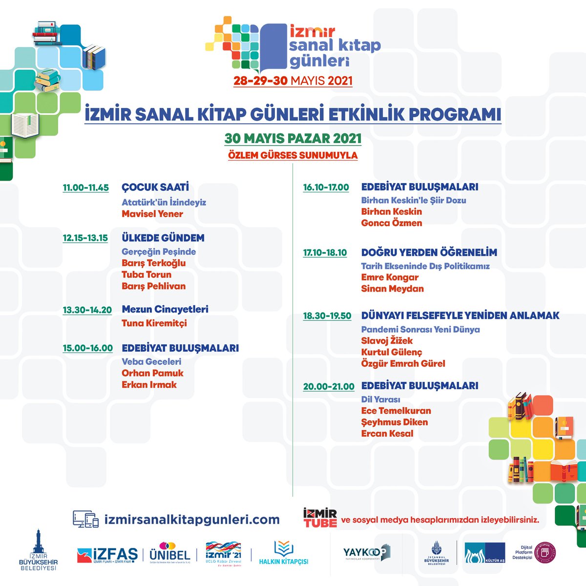izmir1dsc's tweet photo. On the 8th Anniversary of #Gezi , #izmir welcomes @ProgIntl Council Members @Slavojiek  &amp; @ETemelkuran &amp; @Slavojiek at Izmir virtual book fair - TODAY at 17:30 and 19:00 CEST respectively at @izmirtubetv - through the kind invitation &amp; hospitality of @izmirbld &amp; mayor @tuncsoyer https://t.co/VWmgsAoiu9