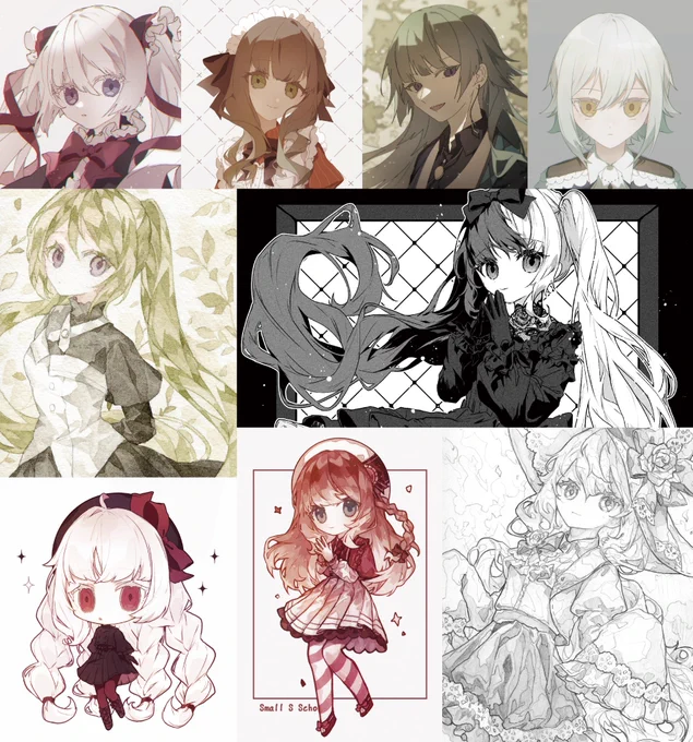 #今月描いた絵を晒そう
今月色々描けました!☺️ 