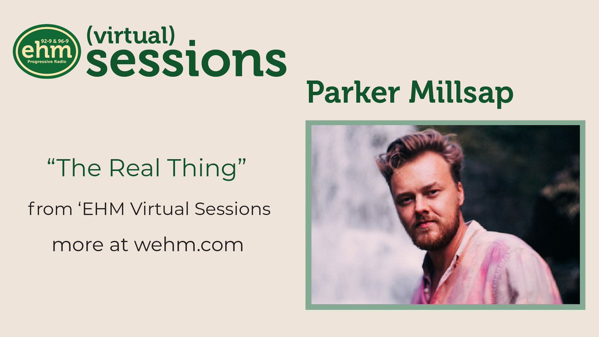 Watch <a href="/parkermillsap/">Parker Millsap</a>
perform "The Real Thing" from 'EHM Virtual Sessions. 
The full sessions will be out later this week at wehm.com
facebook.com/WEHMradio/vide…