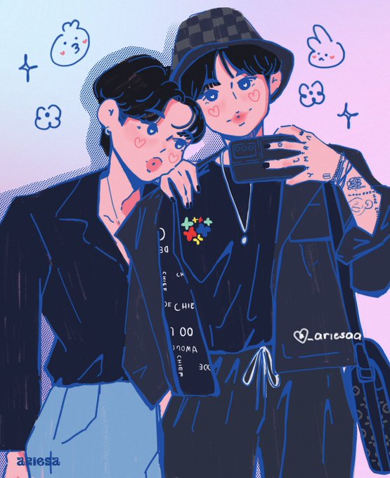 black haired jikook is always right actually 😌

#btsfanart #JIMIN #JK 