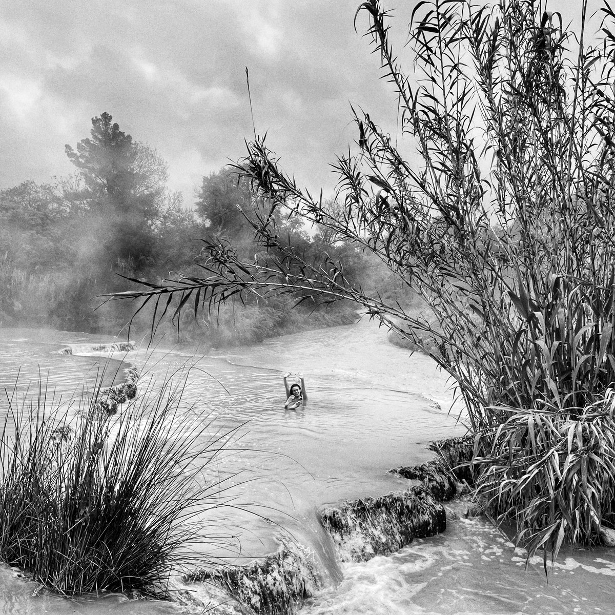 Es imposible que estéis mejor que yo. #TermeDiSaturnia #CascadaDelMolino