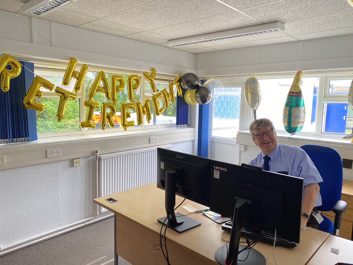 End of an era. Wishing Brian Willett a very happy retirement after 22 years of hard work at NGH. We’ll miss you Mr Willett #NGHnhstrust