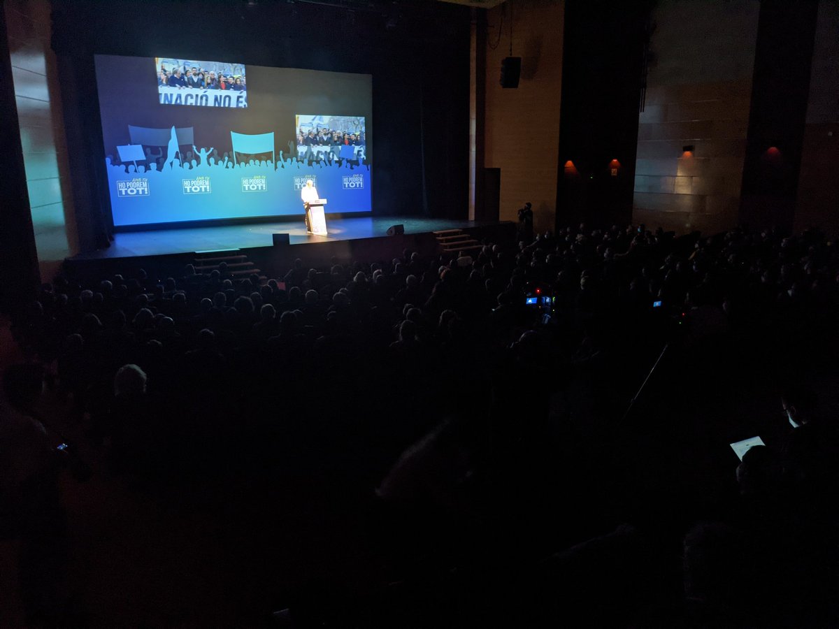 ⬛⬜ <a href="/assemblea/">Assemblea Nacional Catalana</a>'s General Assembly has just started.

<a href="/Assemblea/">Assemblea Nacional Catalana</a>'s grassroot members just voted to uphold the exercise of the right to self-determination of the Oct 1 2017 referendum, and the strategy of unilateral independence.

#StandUpForCatalonia
