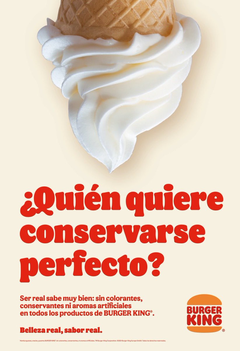 Burger King acaba de lanzar en nuestro país «Belleza real, sabor real», una campaña ideada por la agencia La Despensa para comunicar la finalización del proceso de eliminación de los conservantes, colorantes y aromas artificiales de todos sus productos en España.