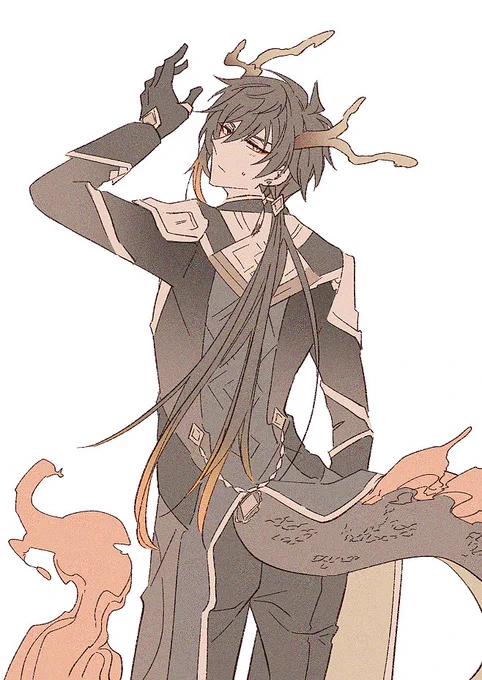 尾が正直な🔶先生
#鍾蛍
#zhonglumi 