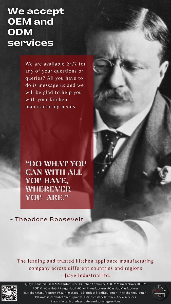 The leading and trusted kitchen appliance manufacturer across different regions - Jiaye Industrial ltd. We accept ODM and OEM services so message us now!  

#JiayeIndustrial #OEMManufacturer #KitchenAppliance #ODMManufacturer #OEM #ODM #GasHob #RangeHood #OvenManufacturer