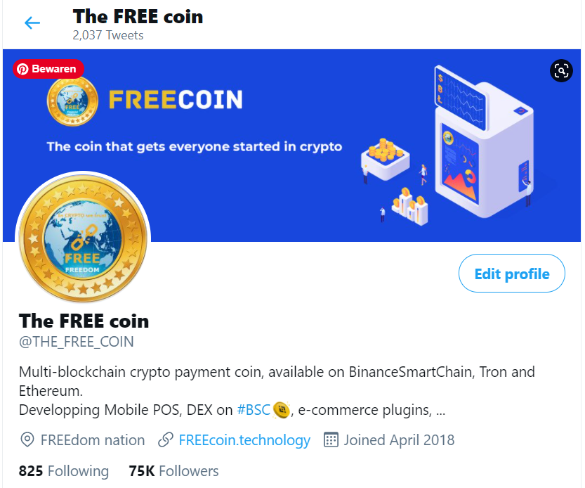 THE_FREE_COIN's tweet photo. A big "Thank you" to our 75 000 followers on Twitter ❤️
Last 6 months our bootstrapped growth accelerated : we now have close to 500 000 active blockchain wallets (most on #BSC), we launch mobilePOS / FREEcoin DEFI / crypto payments plugins / mobile wallet /...🚀

#FREECOIN https://t.co/7AwS2fg4qc