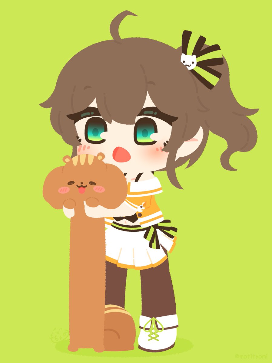 今更だけど このタイプのペンライト初めてなんだワ もちょみ ホロクル K03 のイラスト