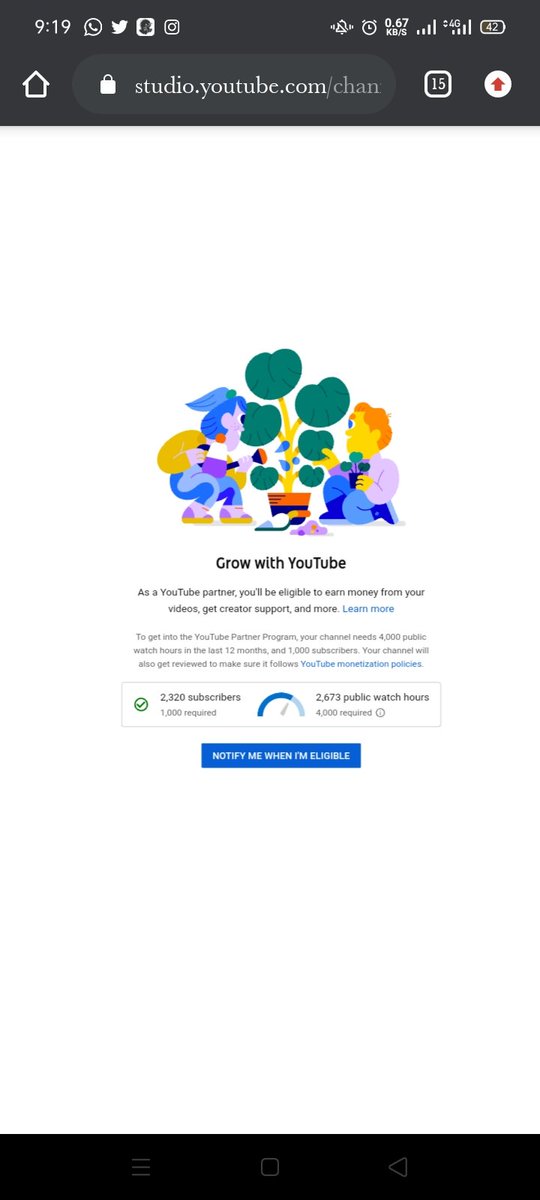 Asad4k1's tweet photo. @TeamYouTube my watchtime is still not added in creator studio watch this https://t.co/VC5CHjz4FZ