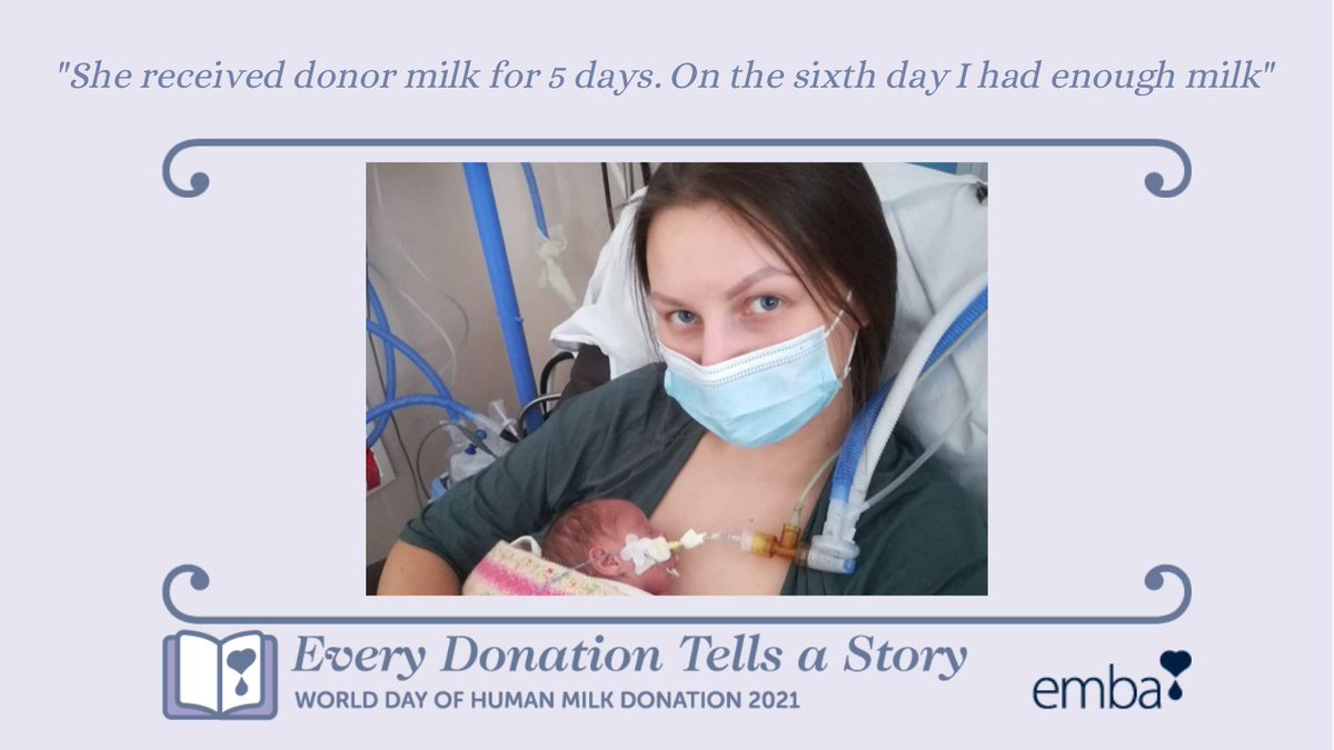 MilkBanksEMBA's tweet photo. Day 30: "You give hope to newborns’ families’. That is the message the mother of this tiny girl from Lithuania wants milk donors to hear! Please read their wonderful story and share: https://t.co/rzGrztZ8xt
#WDHMD #everydonationtellsastory https://t.co/8xKJ9HltAN