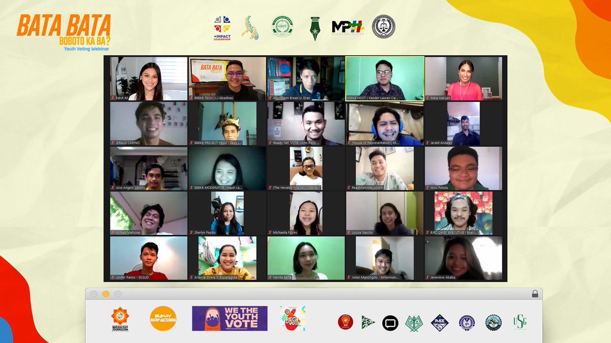 DLSUD_DMJPC's tweet photo. Thank you all for attending Bata, Bata, Boboto Ka Ba? A Youth Voting Webinar!  We hope to see you at our future events! 🗳🧡

For our Zoom attendees yesterday, please answer this evaluation form: https://t.co/Se45W4u9qH

#BJPCBoto
#Halalan2022 https://t.co/1OjpKBeiD1
