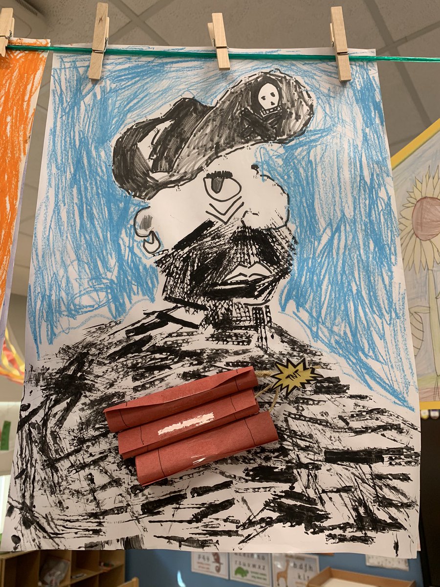WOW! Look at these amazing pictures of the famous pirate Blackbeard! They have worked so hard with their Art teacher to create these effective pieces and we love them! <a href="/KCD_Year1/">Year 1 @ Kent College Dubai</a> <a href="/KCD_Art/">Art @ Kent College Dubai</a> @KentCollegeDXB