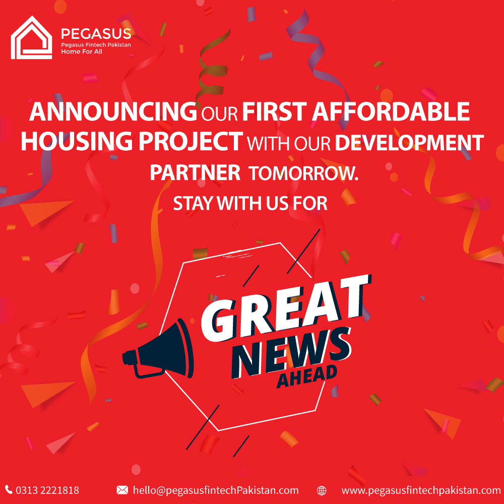 FintechPegasus's tweet photo. Invest with us to promote affordable housing
Register Yourself at: hello@pegasusfintechpakistan.com
#affordablehousinginvestments #islamichalalinvestments #commercialrealestate #invest #money #investor #business #finance #investors #financialfreedom #investmentproperty https://t.co/2mXm13zz22