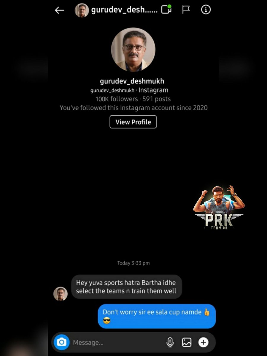 prkteammi's tweet photo. Imagination " If Professor
Yuvaraj was on #Instagram
Just for Fun 😉
Just enjoy 

@PuneethRajkumar
#PuneethRajkumar #Yuvarathnaa #PowerInU #BoloBoloJames 
#PRKTeamMIExclusive 
#PRKTeamMI https://t.co/OJQP2OkCok