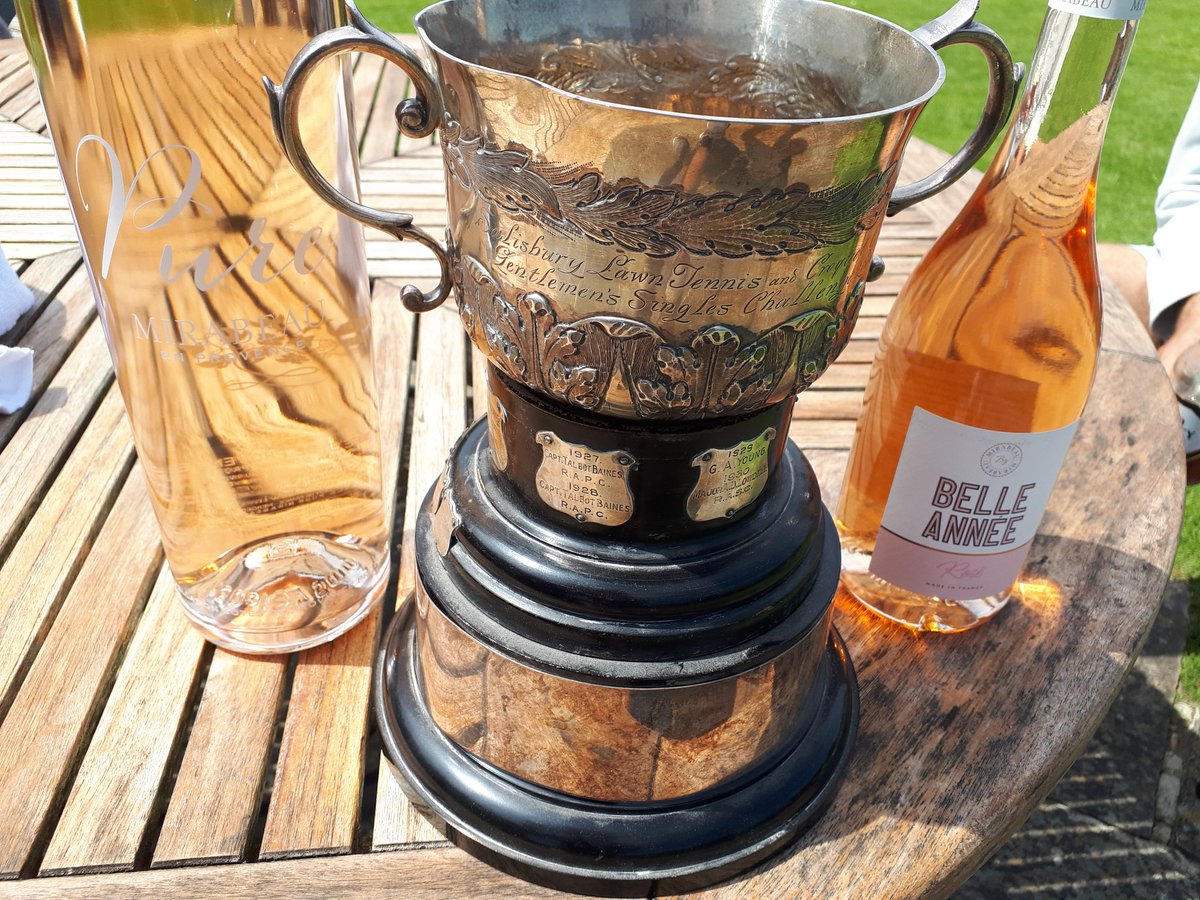 Up next the <a href="/MaisonMirabeau/">Maison Mirabeau – Créateur de Rosé</a> <a href="/salisburyltc/">SalisburyTennisClub</a> Open singles final <a href="/ben__rogers/">Ben Rogers</a> v Jack Brimm