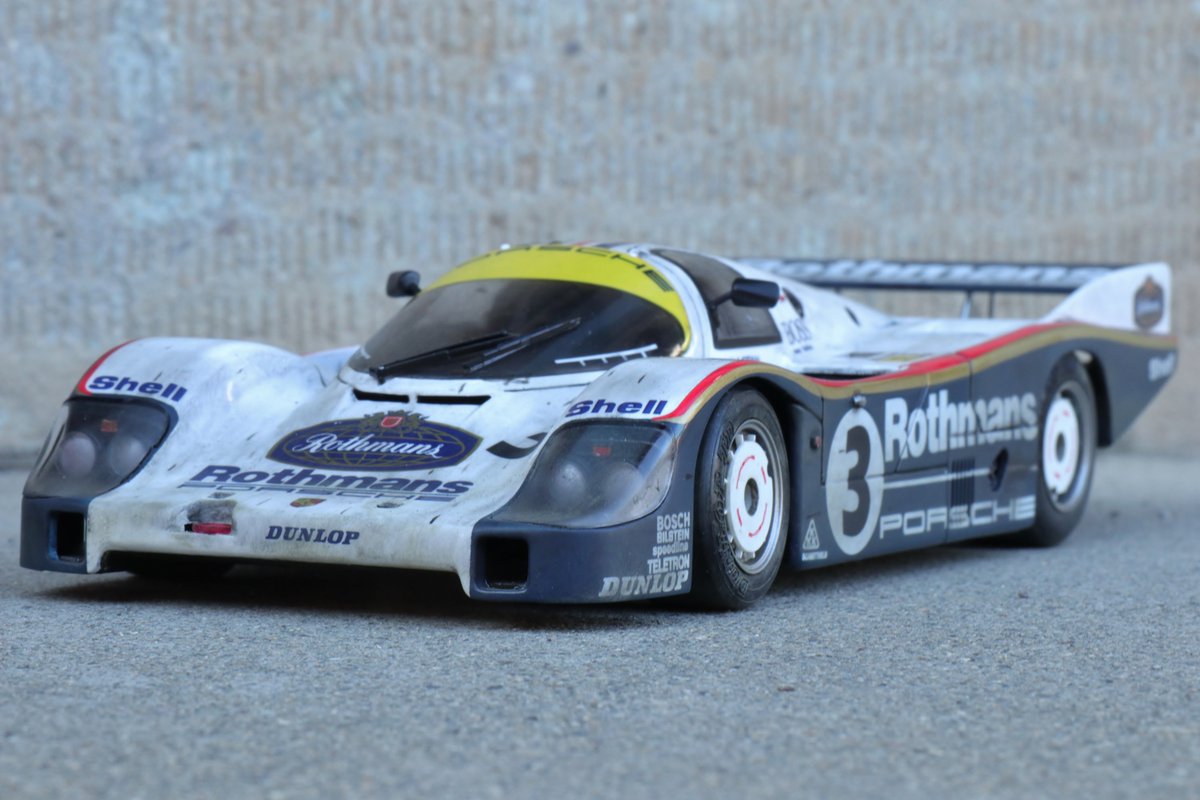ロスマンズ・ポルシェ956完成！ 1984年当時に発売された当時品のキット